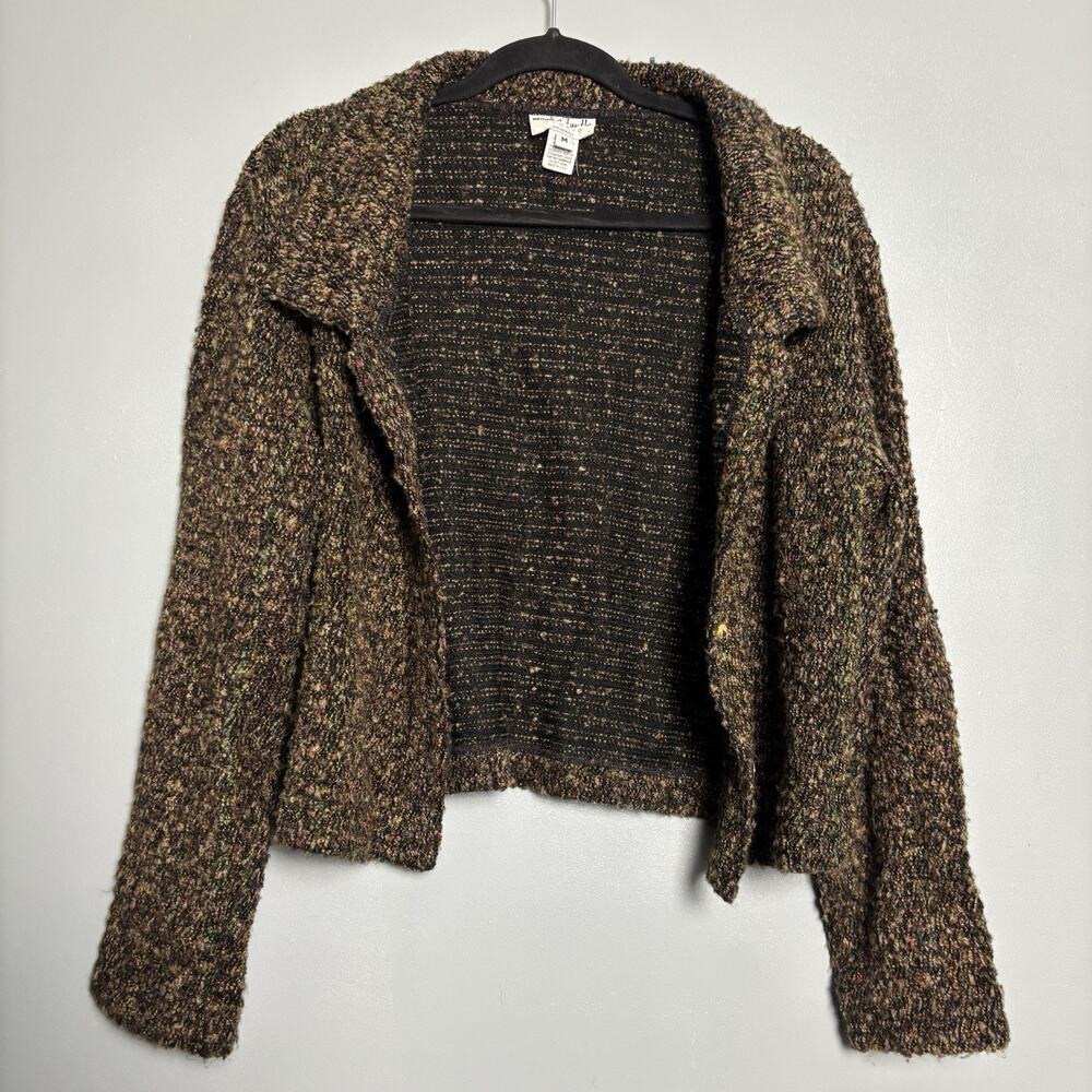 Vintage 90’s Monika Turtle Women’s Multicolor Knit Jacket Blazer Work Office Med
